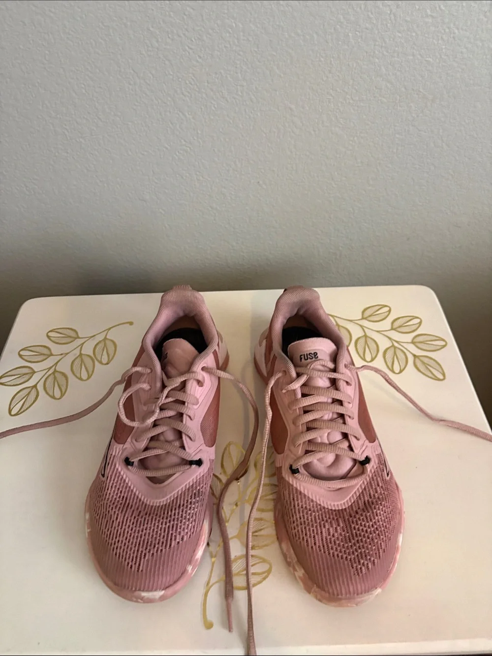 Women’s Pink Lace-Up Athletic Sneakers